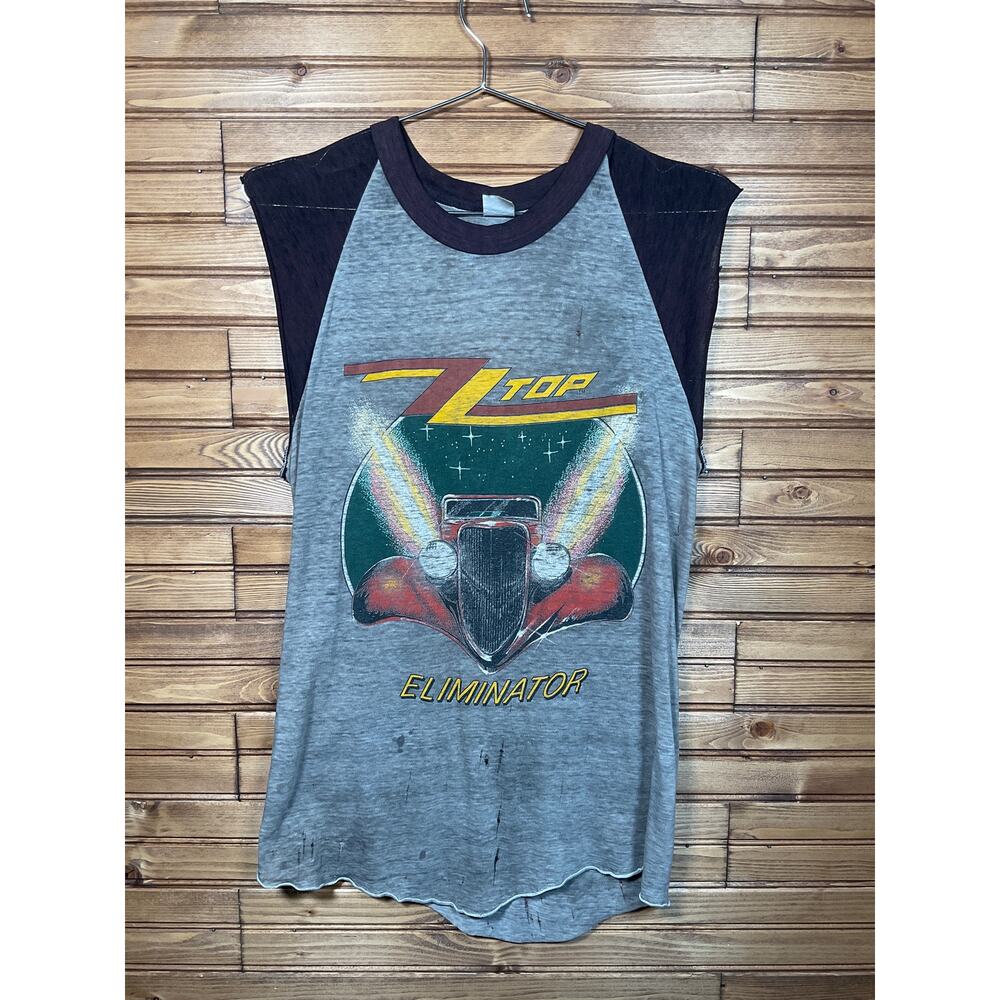 ZZ Top Eliminator Tour Shirt Original Medium Concert Shirt